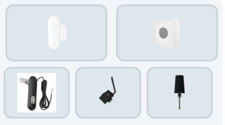 Door and environment sensors