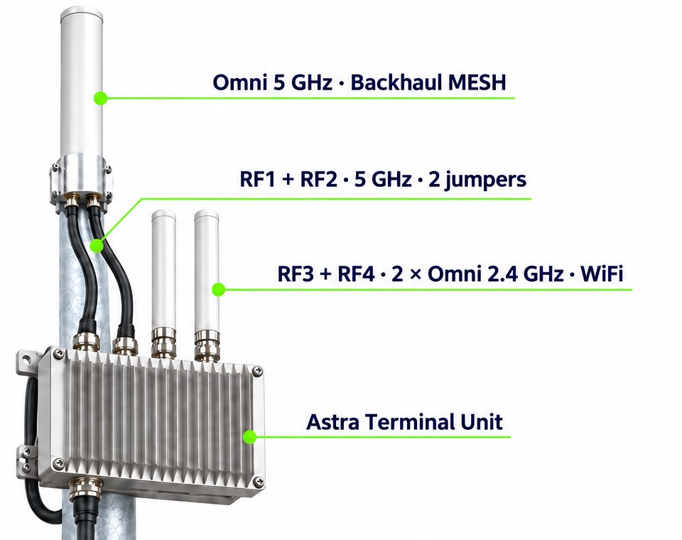 Astra Wireless Terminal Unit